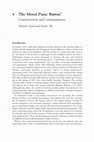 Research paper thumbnail of The Moral Panic Button: Construction and consequences