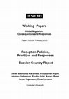 Research paper thumbnail of Reception Policies, Practices and Responses: 
Sweden Country Report