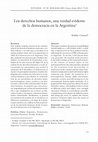 Research paper thumbnail of “Los Derechos Humanos, una verdad evidente de la democracia en la Argentina”