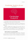 Research paper thumbnail of Cambridge Analytica & moi