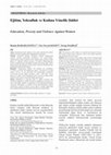 Research paper thumbnail of Eğitim Yoksulluk ve Kadına Yönelik Şiddet