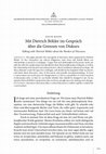 Research paper thumbnail of Mit Dietrich Böhler im Gespräch über die Grenzen von Diskurs