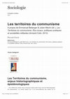 Research paper thumbnail of Emmanuel Bellanger & Julian Mischi (dir.), Les territoires du communisme. Élus locaux, politiques publiques et sociabilités militantes