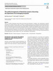 Research paper thumbnail of The political imaginaries of blockchain projects: discerning the expressions of an emerging ecosystem