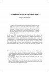 Research paper thumbnail of Dernières nuits au Holiday Inn