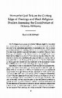 Research paper thumbnail of Womanist God-Talk on the Cutting Edge of Theology and Religious Studies: Assessing the Contribution of Delores Williams