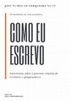 Research paper thumbnail of COMO EU ESCREVO (ENTREVISTA)