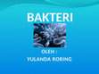 Research paper thumbnail of BAKTERI