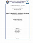 Research paper thumbnail of HEALTH 2 OPT: MICROBIOLOGICAL DRINKING WATER ANALYSIS FROM CARINDERIAS IN MALOLOS CITY