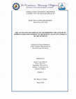 Research paper thumbnail of THE ALLOWANCE HAS BEEN SLAIN: DETERMINING THE LENGTH OF MOBILE GAMES ENGAGEMENT TO THE BUDGET ALLOCATE LITERACY OF THE STUDENTS