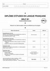 Research paper thumbnail of DELF B1 scolaire et junior