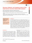 Research paper thumbnail of Structural, dielectric, and impedance study of ZnO- doped barium zirconium titanate (BZT) ceramics