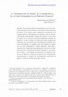 Research paper thumbnail of La "discriminación de género" en la jurisprudencia de la Corte Interamericana de Derechos Humanos