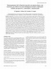 Research paper thumbnail of Entrenamiento de la funcion ejecutiva en preescolares con TDAH