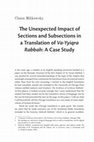 Research paper thumbnail of Chaim Milikowsky, “The Unexpected Impact of Sections and Subsections in a Translation of Va-Yyiqra Rabbah: A Case Study,” in Ariel Evan Mayse and Arthur Green, eds., Be-Ron Yahad: Studies in Jewish Thought and Theology in Honor of Nehemia Polen (Boston: Academic Studies Press, 2019), 74-88