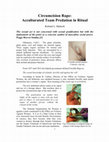 Research paper thumbnail of Circumcision Rape: Acculturated Team Predation in Ritual