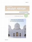 Research paper thumbnail of AQIDAH AKHLAK K-12, Madrasah Aliyah Buku Siswa