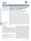 Research paper thumbnail of One fold, two functions: cytochrome P460 and cytochrome c 0 -b from the methanotroph Methylococcus capsulatus (Bath