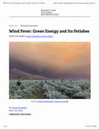 Research paper thumbnail of Wind Fever: Green Energy and Its Fetishes FROM THE SERIES: Green Capitalism and Its Others