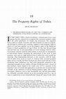 Research paper thumbnail of The Property Rights of Tribes