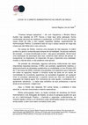 Research paper thumbnail of Direito Administrativo no grupo de risco