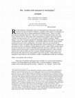 Research paper thumbnail of Ibn ʿArabīu rreth mekamit të mirënjohjes