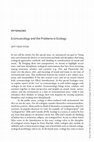 Research paper thumbnail of Ecomusicology and the Problems in Ecology (2018)