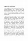 Research paper thumbnail of Langkawi'nın beyaz kanlı kadını: Mahsuri