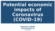 Research paper thumbnail of Potential economic impacts of Coronavirus (COVID-19)