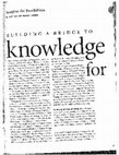 Research paper thumbnail of Building a bridge to knowledge for every child