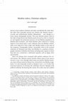 Research paper thumbnail of Muslim rulers, Christian subjects ∣ نبدة وجيزة عن حكام المسلمين ورعاياهم من المسيحيين