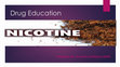 Research paper thumbnail of NICOTINE, PDF/PPTX