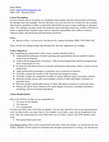 Research paper thumbnail of Syllabus - Business Ethics (Summer Course)