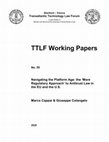 Research paper thumbnail of M. Cappai - G. Colangelo - Navigating the Platform Age: the 'More Regulatory Approach' to Antitrust Law in the EU and the U.S