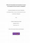 Research paper thumbnail of Multi-actor Partnership for Environmental Governance: An Investigation from the Perspective of Bangladesh