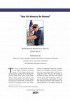 Research paper thumbnail of "May His Memory Be Blessed". Remembering Kenneth G. Holum  (1939–2017)