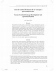 Research paper thumbnail of Locus de control: Evolución de su concepto y operacionalización / Locus of control: Concept development and operationalization