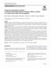 Research paper thumbnail of Prospective examination of synthetic 5-methoxy-N,N-dimethyltryptamine inhalation: effects on salivary IL-6, cortisol levels, affect, and non-judgment