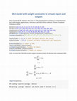 Research paper thumbnail of DEA model with weight constraints to virtuals inputs and outputs