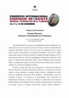 Research paper thumbnail of Congreso Internacional "Enrique Morente. Memoria y heterodoxia en el Flamenco"