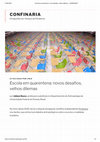 Research paper thumbnail of Escola em quarentena: novos desafios, velhos dilemas