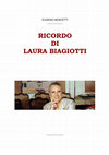 Research paper thumbnail of RICORDO DI LAURA BIAGIOTTI