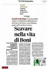 Research paper thumbnail of Recensione del volume: Giacomo Boni. Storia memoria archeonomia. di Myriam Pilutti NamerSettis, Salvatore. Il Sole 24 ore 03 maggio 2020 Recensioni "Scavare nella vita di Boni" -