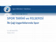 Research paper thumbnail of Spor Tarihi ve Felsefesi - 2.İlk Çağ Uygarlıklarında Spor