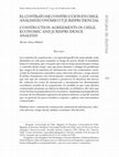 Research paper thumbnail of EL CONTRATO DE CONSTRUCCIÓN EN CHILE. ANÁLISIS ECONÓMICO Y JURISPRUDENCIAL CONSTRUCTION AGREEMENTS IN CHILE. ECONOMIC AND JURISPRUDENCE ANALYSIS