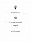 Research paper thumbnail of Homosexuality in African fiction: Characterisation in homophobic culture, law and religion in selected short stories