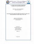 Research paper thumbnail of Outrunning Time: Determining Senior High School Students' Perception on the Deteriorating Effects of Climate Change to Take Action