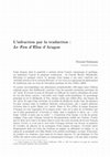 Research paper thumbnail of L'infraction par la traduction : Le Fou d'Elsa d'Aragon