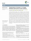 Research paper thumbnail of Transformations of ferrates(IV,V,VI) in liquids: Mössbauer spectroscopy of frozen solutions