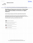 Research paper thumbnail of Signalling and Expressive Interaction: Online News Users' Different Modes of Interaction on Digital Platforms